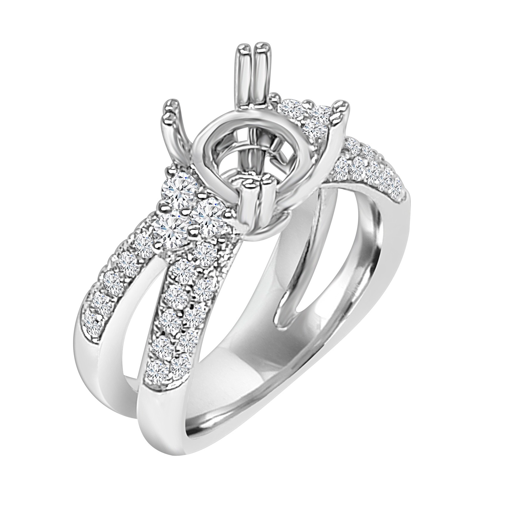 NJ Design Diamond Engagement Ring - All Engagement Rings - Engagement Rings